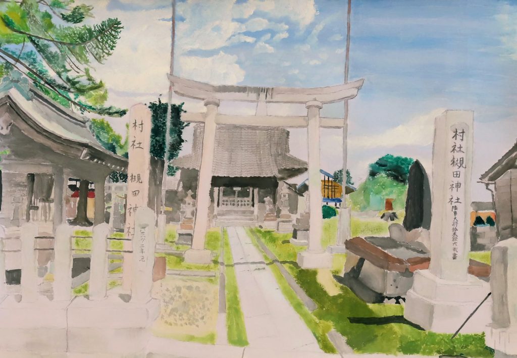 「月岡の槻田神社」月岡小学校　５年　山谷　灯